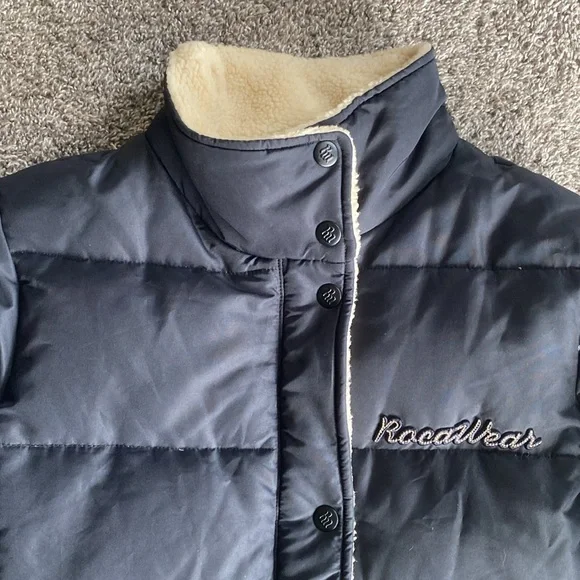 RocaWear *Vintage Y2K* Duck Down / Feather Black Puffer Jacket, Women’s L